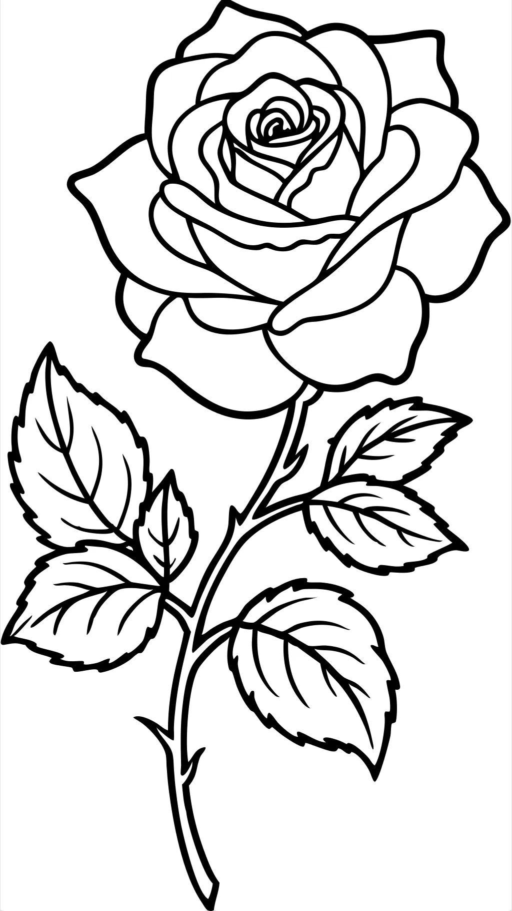 coloring pages of roses